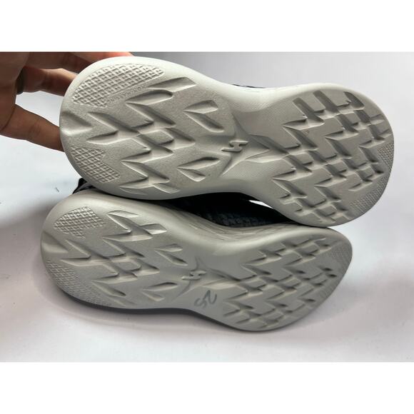 Skechers Microspec Max Sneakers Black Gray Knit Mesh Boys NWT Lightweight - Picture 7 of 9